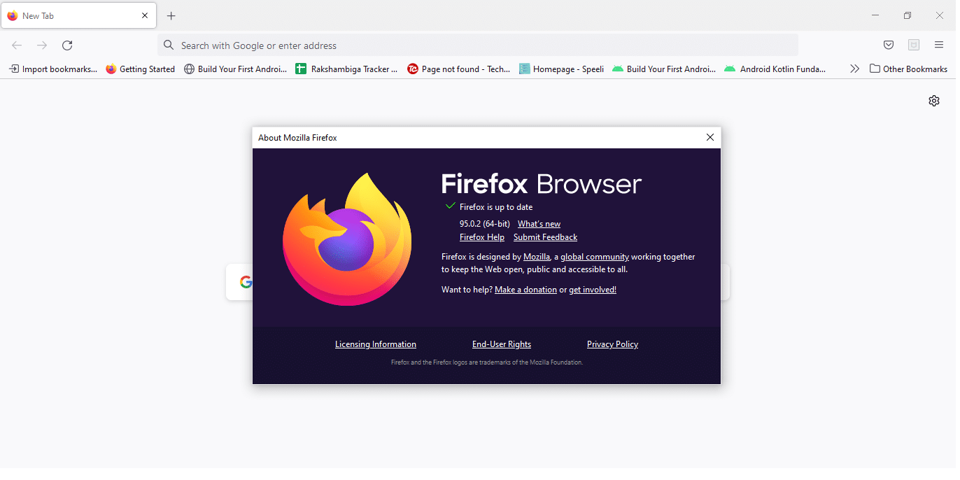 Update on firefox. Fix Oops Something Went Wrong on YouTube
