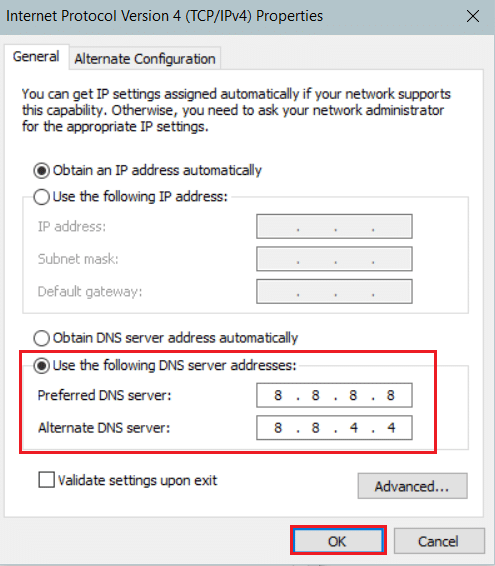 use preferred dns in ipv4 properties. Fix Teamviewer not ready check your connection