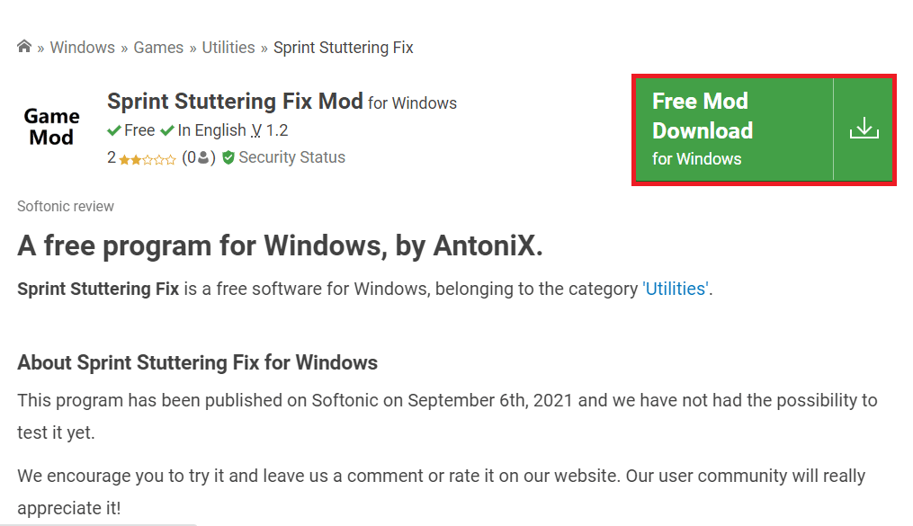 Use Sprint Stuttering mods. Fix Fallout 4 Stuttering on Windows 10