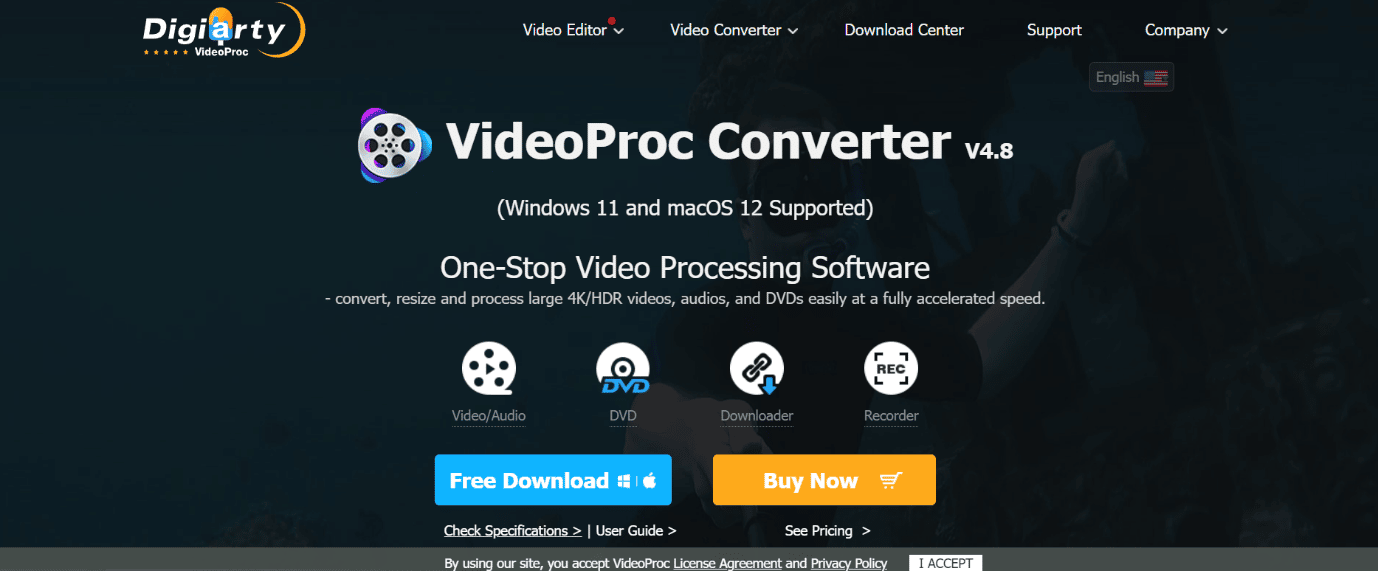 Video Proc. Best Free Video Joiner for PC