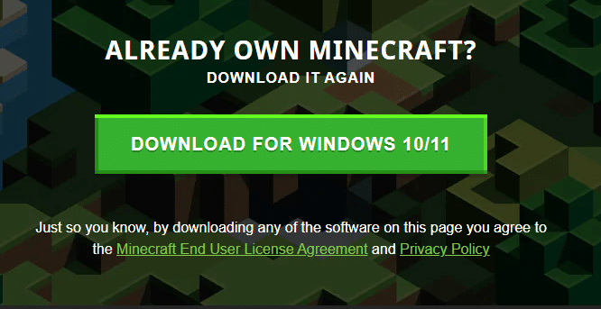 Visit the Minecraft Launcher official site. Fix Minecraft Login Error in Windows 10