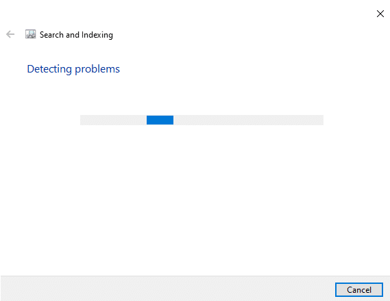 Wait for the process to complete. Fix Windows 10 Start Menu Search Not Working