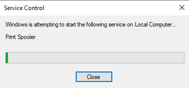Wacht tot uw scherm wordt vernieuwd nadat u de service opnieuw hebt opgestart. Oplossing De Active Directory Domain Services is momenteel niet beschikbaar in Windows 10