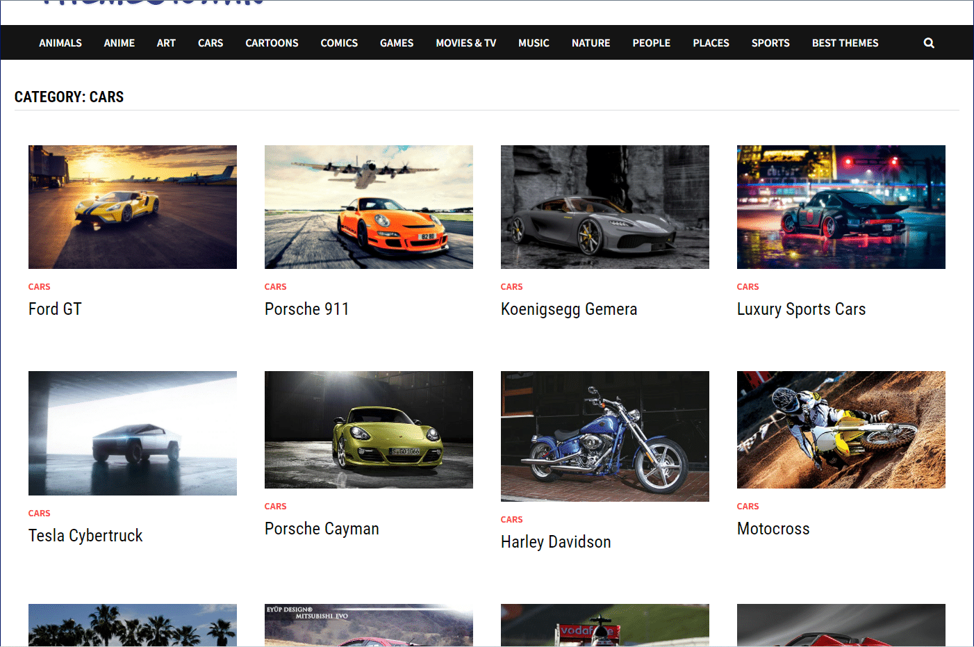 category Cars