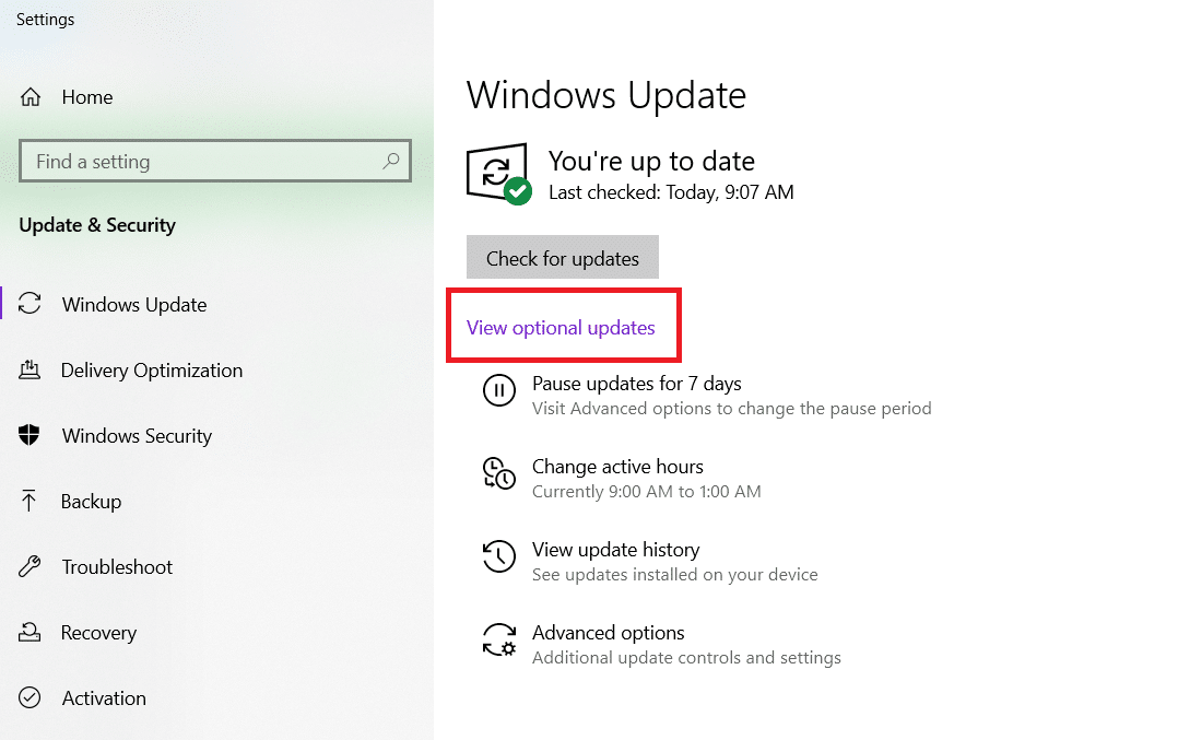 Windows Update in Settings will open, where you must click View optional updates. How to Fix Elara Software Preventing Shutdown on Windows 10