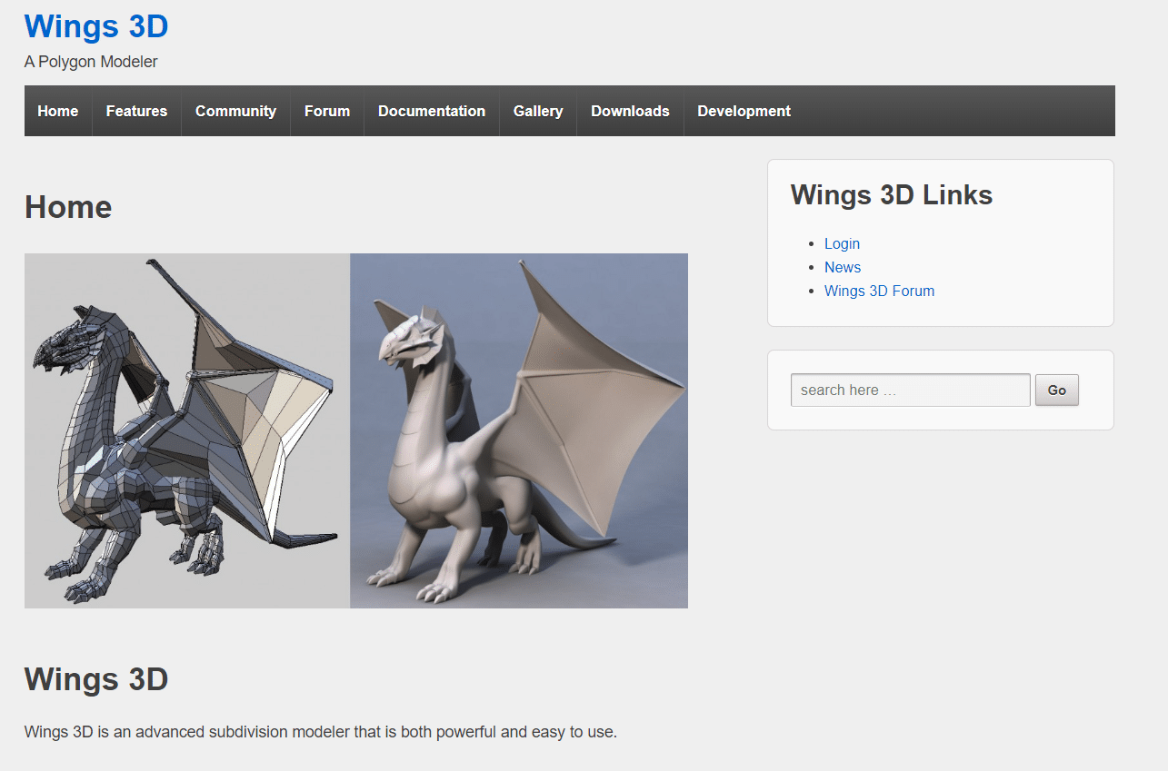 Wings 3D. best free CAD software for 3d printing
