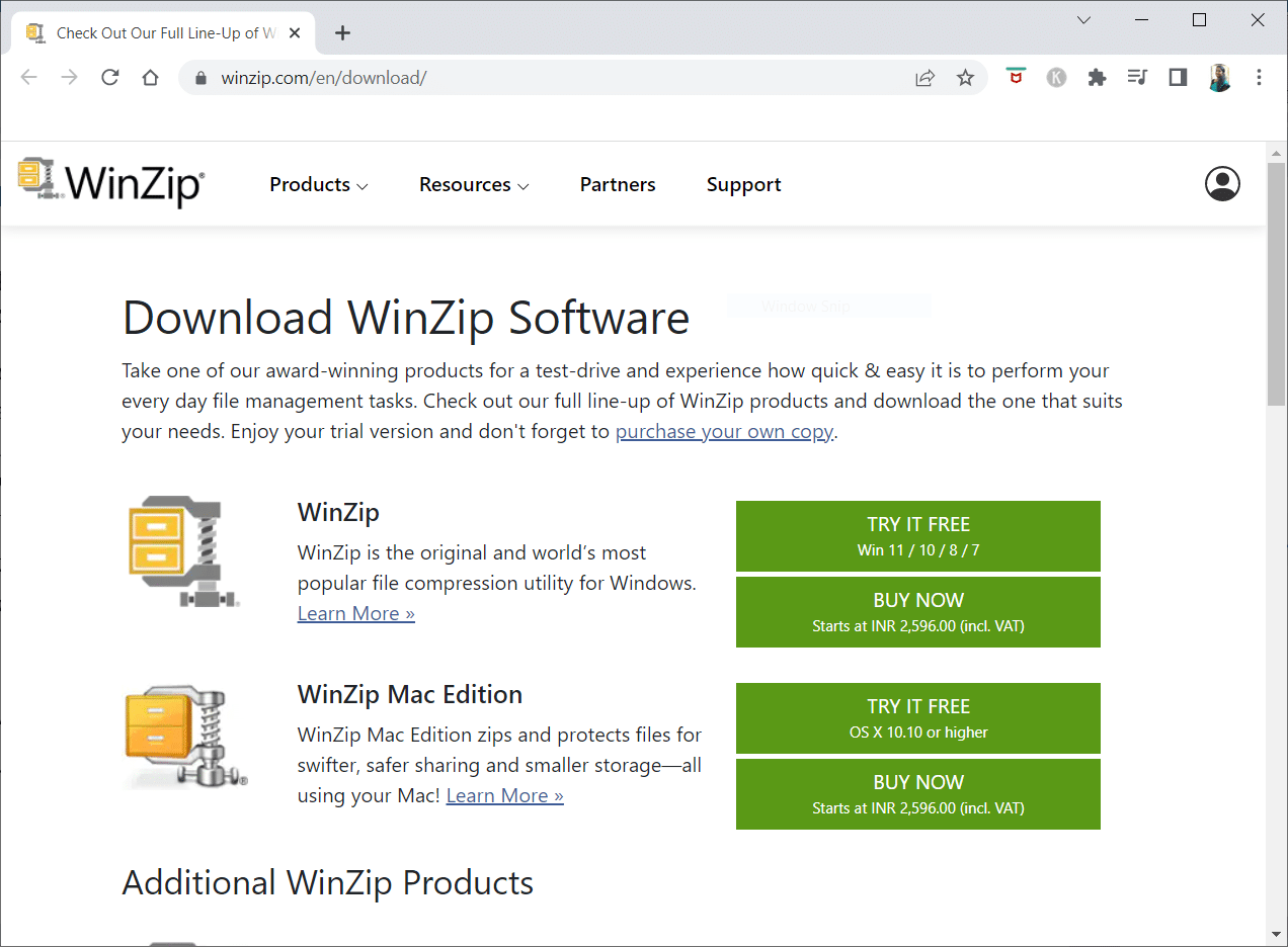 WinZip. 15 Best File Compression Tools