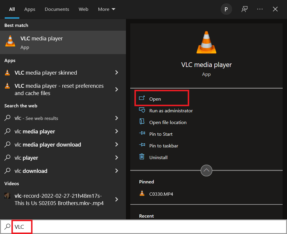 open vlc media player. How to Convert M4B to MP3 in Windows 10