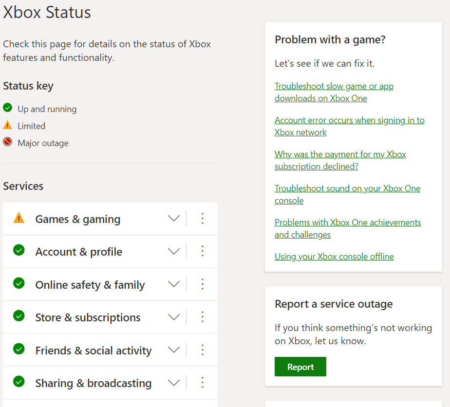 xbox status page. Fix Xbox Error Code 0x87af000d