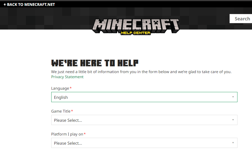You can also raise a ticket to reach out to Minecraft support