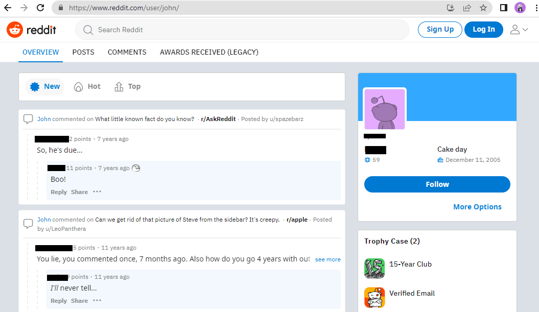 You can check comment history. How to Find Someone on Reddit Without Their Username