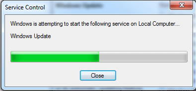 You will receive a prompt, “Windows is attempting to start the following service on Local Computer…” 