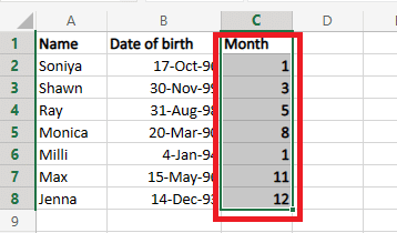 Your data is now sorted accordingly | How to Sort by Date in Microsoft Excel