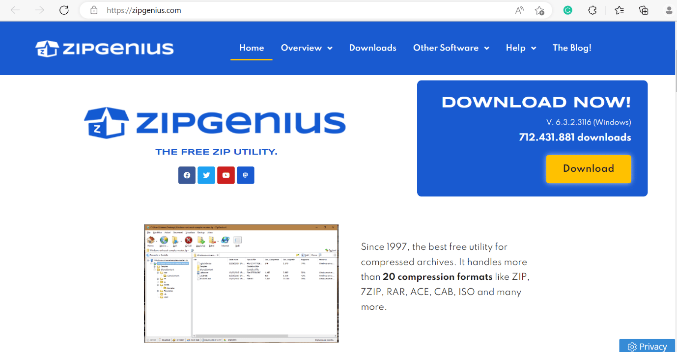 zipgenius web page. How to Download WinZip for Free