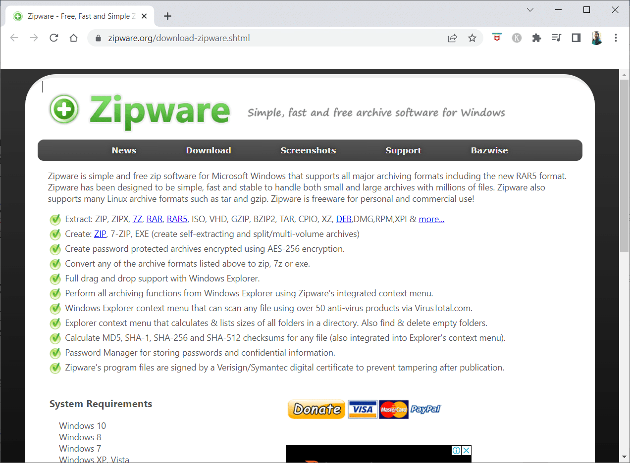 Zipware. 15 Best File Compression Tools